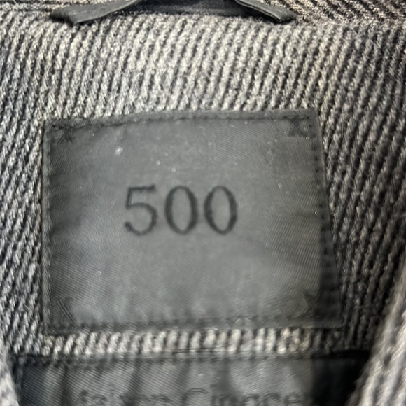 The Maison Cinqcent 500 Grey Wool Blazer Coat - Picture 5 of 10